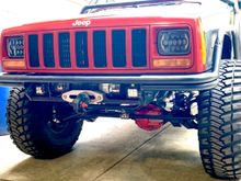 This install has a custom made tube bumper.