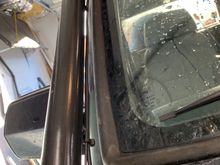 I didn’t want zip ties around the outer bars where they would catch and break off against trees and such. These little brackets are made buy making a couple of built up spot welds, then spanning them with some 1/8” steel rod welded on top. Makes an easy bracket to zip tie wires to.