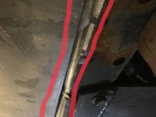 Here’s that 3/16-1/4” overlap on the frame. You can see how the frame has a beveled contour in this area. The overlap should add a tremendous amount of strength here.