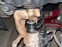 Passenger side I hope to save.  Piston is fully extended and can’t find out how to retract the parking brake.