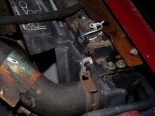Wire instead of Radiator Support.