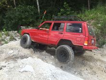 Need more flex. 20 minutes in and I'm 3-wheeling it. Pucker moment.