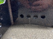 Bit of a learning curve here for me. I didn’t pay attention to where my wire was hanging during powder coating. Left an ugly mark in the finished product. 