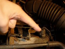 Air Intake Temperature Sensor Location, 1999 Cherokee Classic 4.0L.