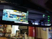 front camera with onscreen buttons
