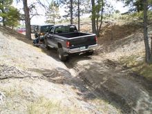 Wheelin the Dodge!  Notice the temp plates.  3 days after i picked up!  Never again