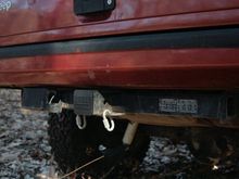 Immediately put on a hitch to both pull and get pulled out.