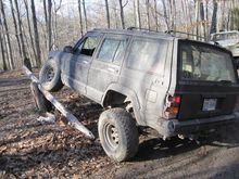 Flex broken taillight (tree just wouldn'd move darnit!!)