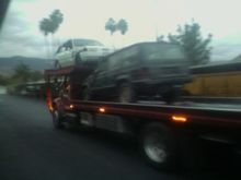 my baby going to the junk yard