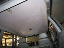 also had time to swap in headliner form the 88, with a few modifications to fit the shoulder belts and rear speaker bar