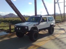 Bridge of death over Gila river 
out dove hunting and fishing