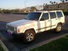 Nearly empty parking lot...too early in the morning for class