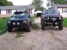 DD on left Trail Fun on the right