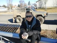 She is the owner of the jeep...my wife also. She would put me and the jeep in that order also