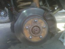 this is what happened after doing 50mph then the wheel comes off.