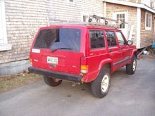 took the rear bumper caps off just to find holes in my fenders wheel wells and rocker panels on both sides rubber tool clamps from baileysonline.com to be added rocky road corners