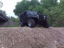 My yj at river