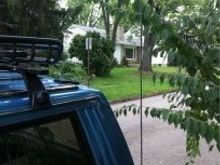 Shot of antenna. Thing is wicked flexible.