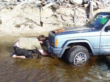 Stuck in the creek