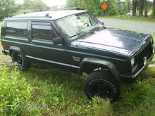 showing a lil flex sway bar still up front