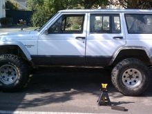 ya i lowered my cherokee
