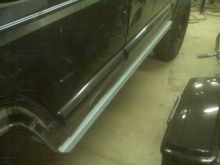 2x6 tubing welded in and primed