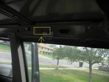 Hole for upper part of seat belt. (hole is already there)