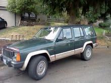 My old 94 Cherokee I was forced to sell. A lot of problems with it and would have cost more to fix then what I paid for it.