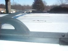 Bad paint on the roof