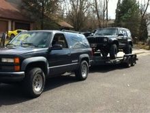 It's nice when your one of your tow rigs can double as a recovery vehicle as well.