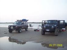 Me and my buddy fishing at the east cut at South Padre Island..