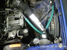 my cold air its actually for a 99 civic but my jeep needed it more, and yes the garden hose is temporary...