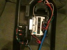 Trying to run the wires so they don't interfere with the shifting...