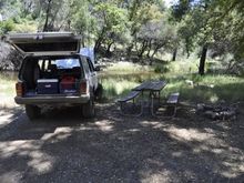 Los Burros solo camp
