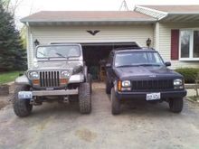 Lifted stock tires