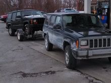 Towed the new one home about 180 miles without breaking a sweat.  Mountains on the highway were no problem, although I had to drop down to 3rd once.