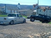 My cousins bagged s-10 and the dozer