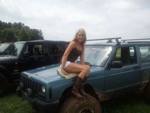 The wifey modeling the XJ