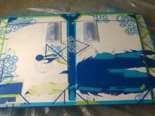 Laid out the hood and taped off