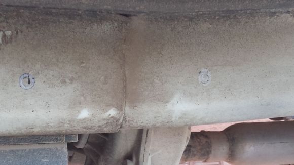 Mark all the weld spots...