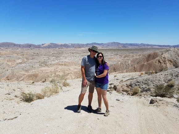 From the top of Diablo Drop Off. The wife and I.