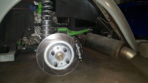 Start by pulling the wheels and fenders off