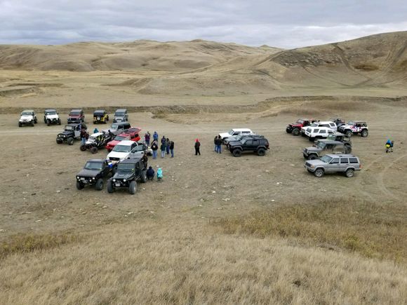 A shot of the group I went wheeling with.