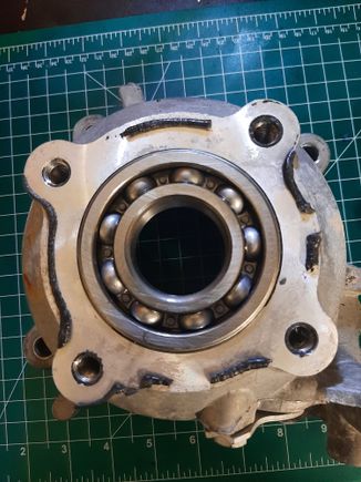 You can see where the tailcone fit because of the old silicone left by the previous owner.
