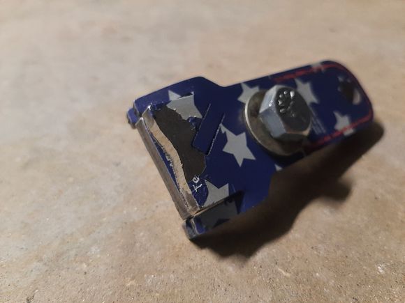 The second one was too large and made contact with the factory bracket. I simply shaved a little bit off.