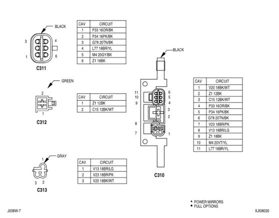 Don’t forgot about the two-pin Center mounted stop light wires which should be l 18 AWG. 