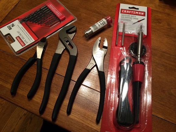 Got to make a Sears run for some tools that had disappeared from my toolbox over the years.