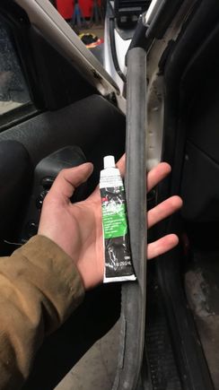 My solution for the air gap remaining at the top of the door 
