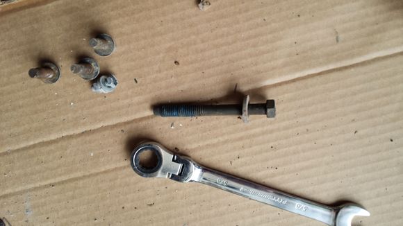 Bumper and steering box bolts