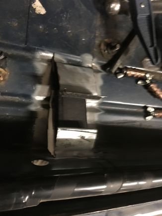 This is what the floor board area looks like.